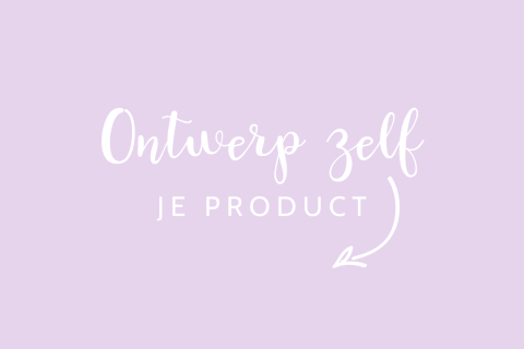 Zelf maken geboortekaartje in trendkleur lila